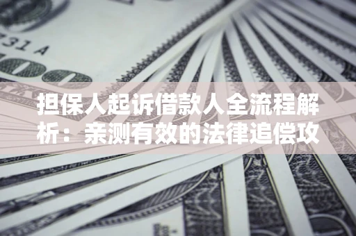 北京担保人起诉借款人全流程解析：亲测有效的法律追偿攻略