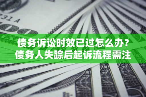 北京债务诉讼时效已过怎么办？债务人失踪后起诉流程需注意什么？