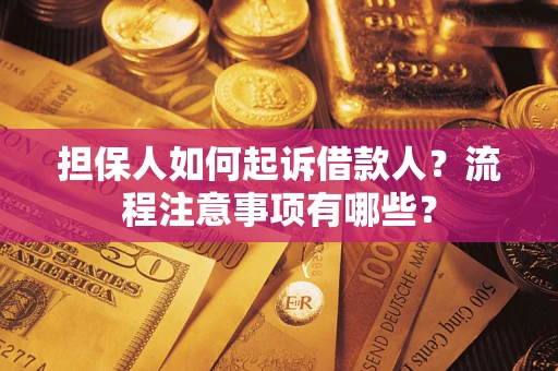 北京担保人如何起诉借款人？流程注意事项有哪些？